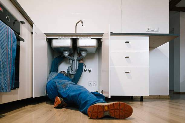 Professional Drain Cleaning technician working in Riverside, PA